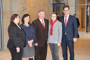 von links: Marianne Schieder, Dr. Bärbel Kofler, Martin Burkert, Sabine Dittmar, Florian Pronold